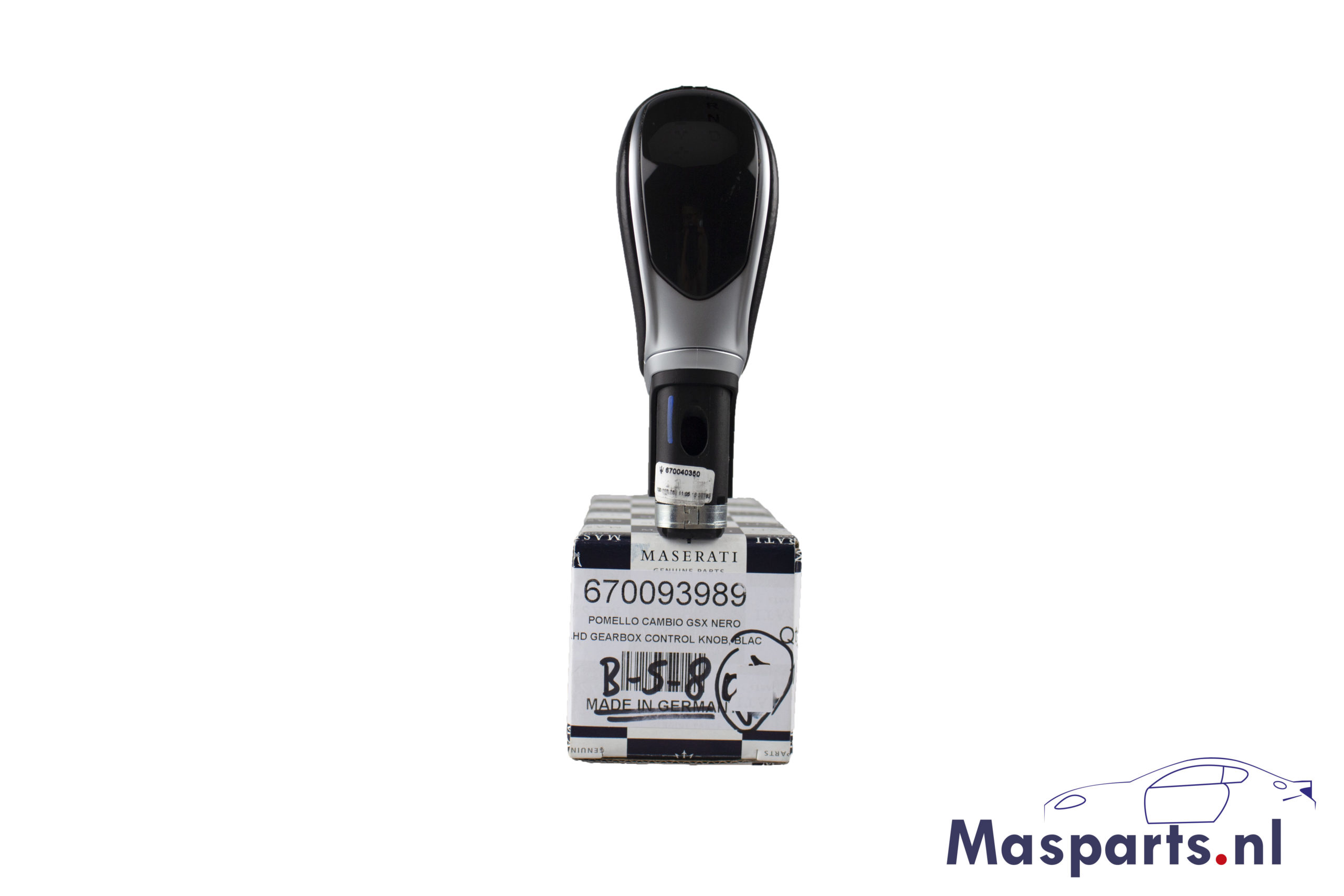 Maserati Lhd Gearbox Control Knob Bla 670093989 - Masparts 